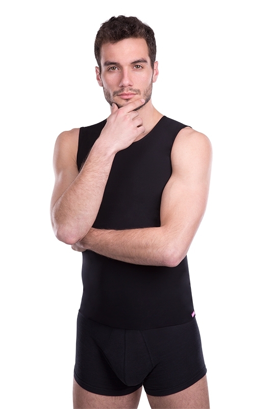 Mens shapewear slimming vest | LIPOELASTIC