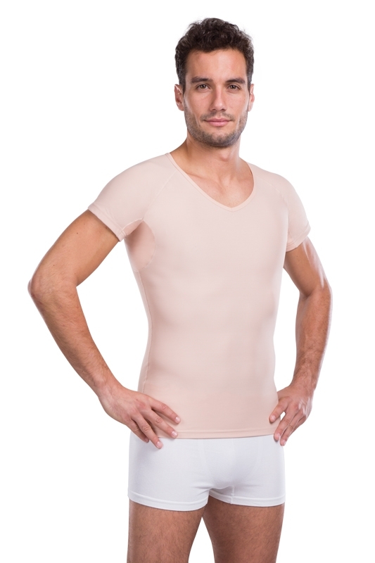 Mens slimming shapewear T-shirt  | LIPOELASTIC